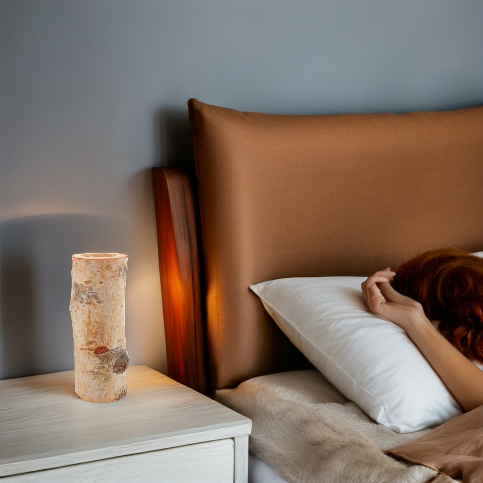 Lighting Tree Decor - 1 Set di Supporti Rustici in