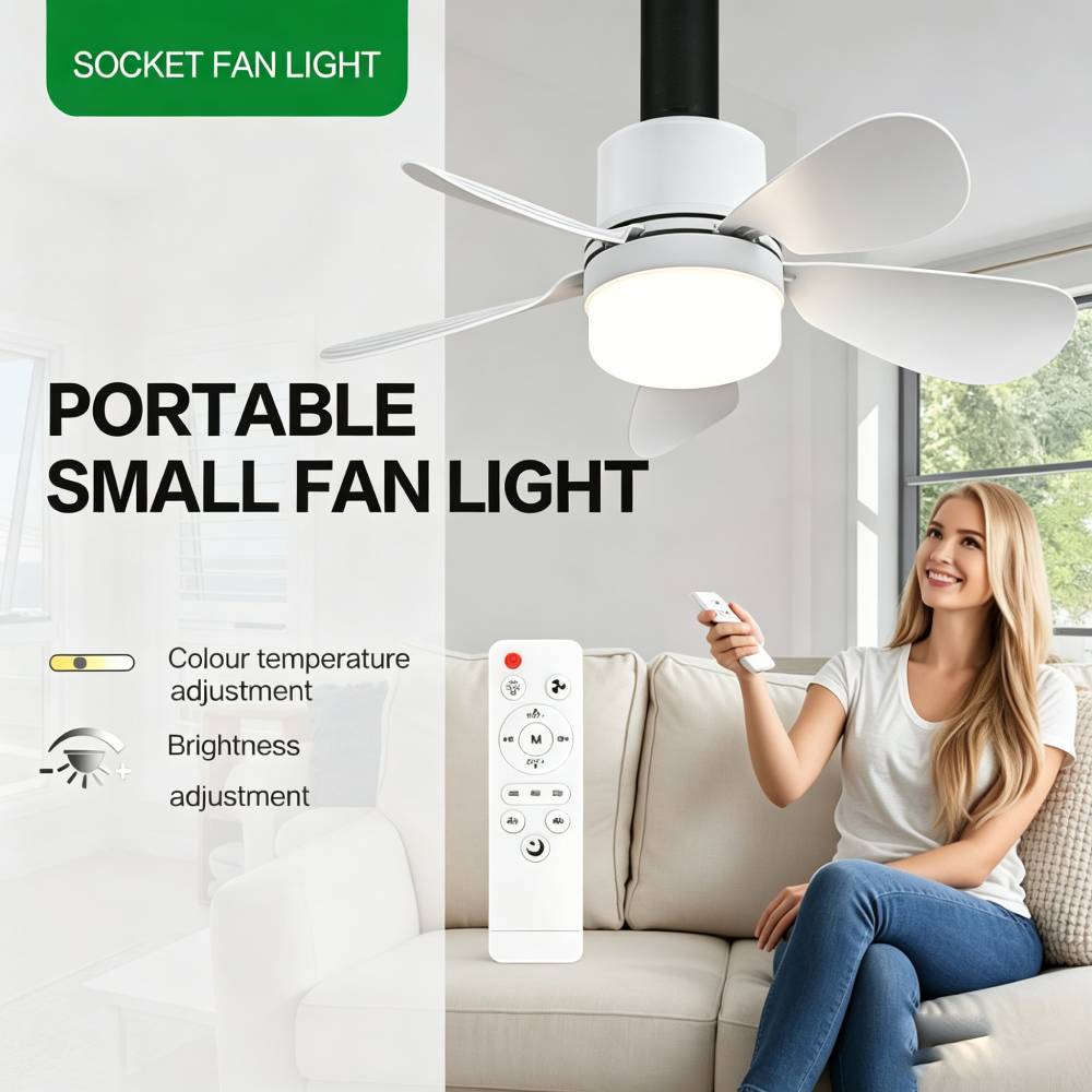 Lighting Decor For Room - Ventilatore da soffitto con luce e
