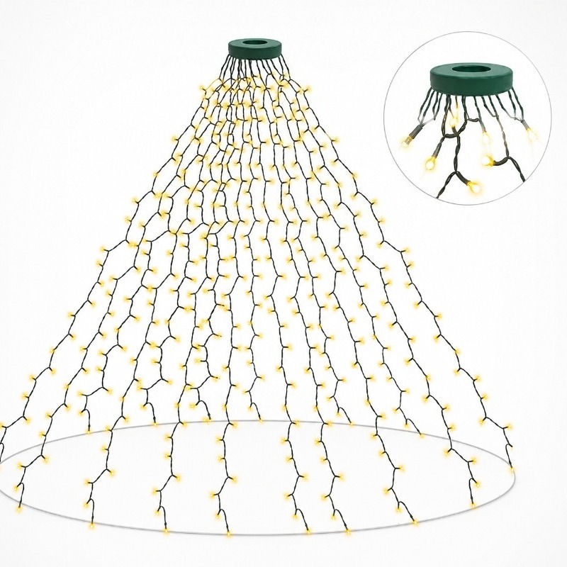 Lighting Tree Decor - Luci a Stringa LED USB Impermeabili,