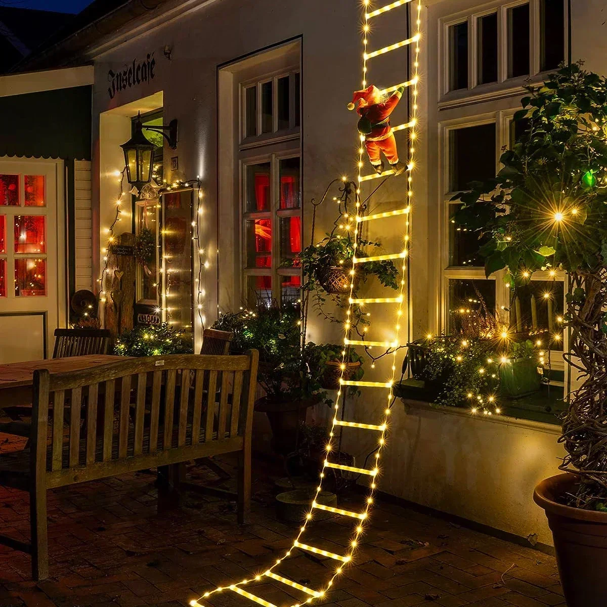 LED Ladder Light per babbo nat - Lighting Tree Decor recensione e prezzo
