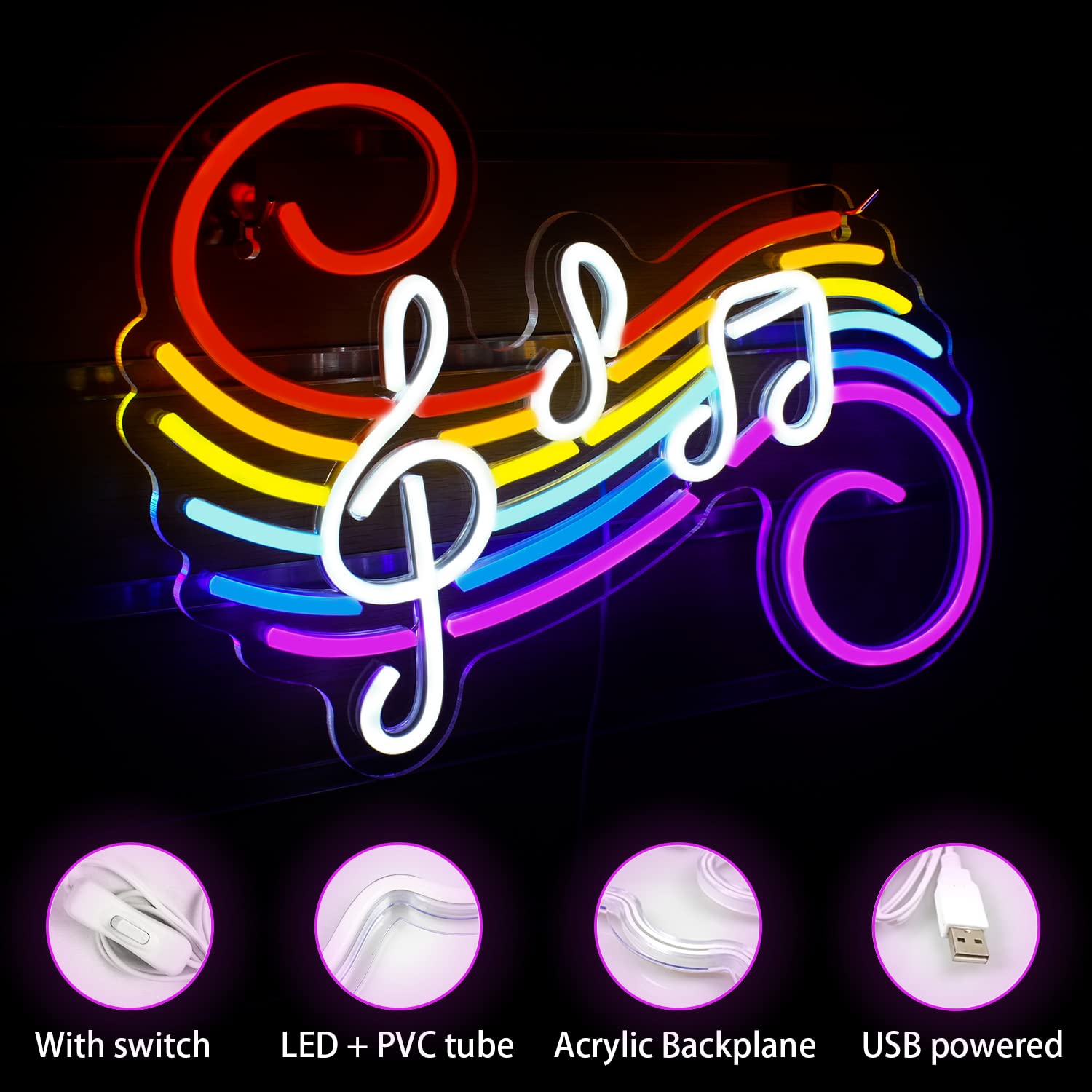 Insegna al Neon con Note Music - Lighting Decor Wedding recensione e prezzo