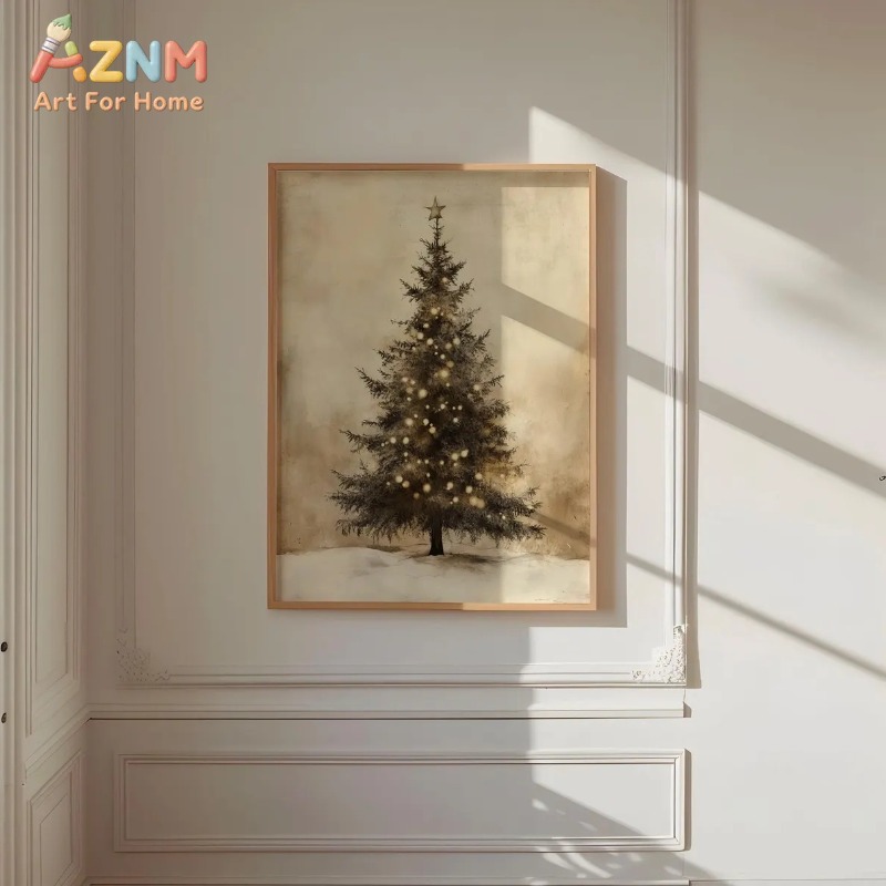 Poster su Tela con Motivo di A - Lighting Tree Decor recensione e prezzo