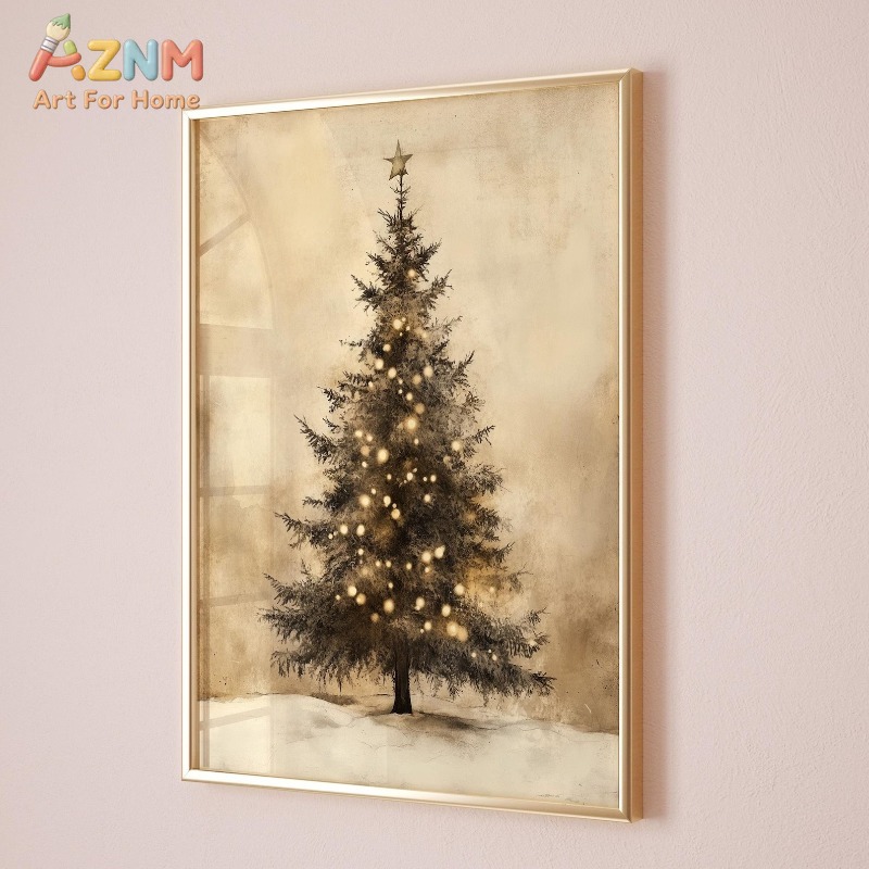Poster su Tela con Motivo di A - Lighting Tree Decor recensione e prezzo